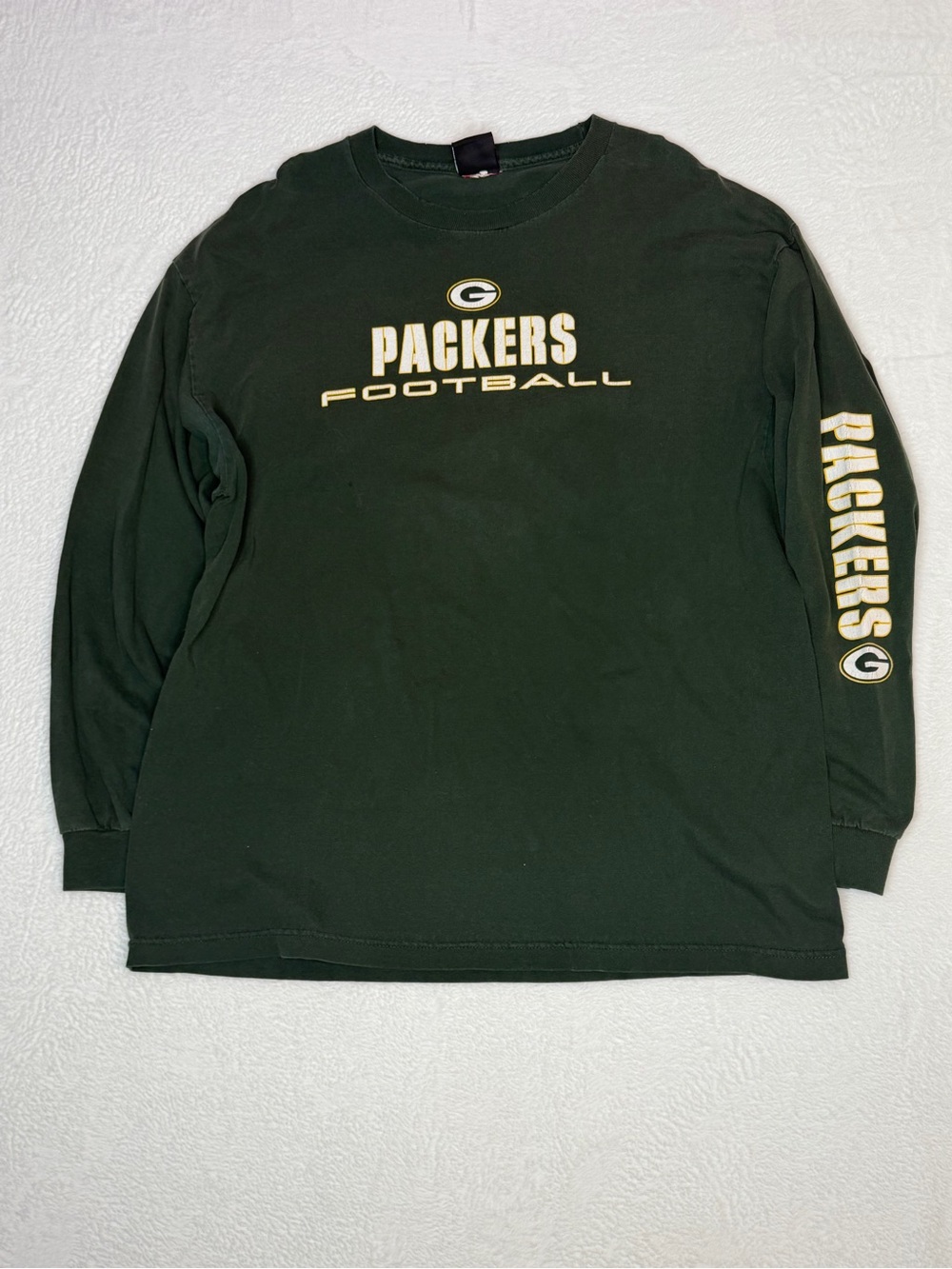 Vintage‎ Green Bay Packers Football Long Sleeve T Shirt Adult XL NFL